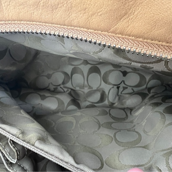 Coach Brown Leather Zip Top Double Buckle Straps - Picture 12 of 14